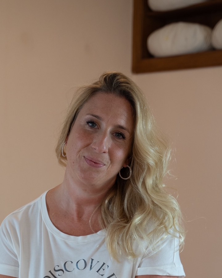 Stephanie Martucci, Masseurin in der Gesundheitswerkstatt München